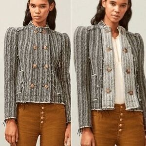 TORY BURCH Herringbone Sammy Jacket